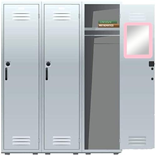 Mihaguty Magnetic Locker Mirror,5'' X 7'' Small Mirrors For Locker With Magnetic Backing,Real Glass Mirrors For School Locker, B