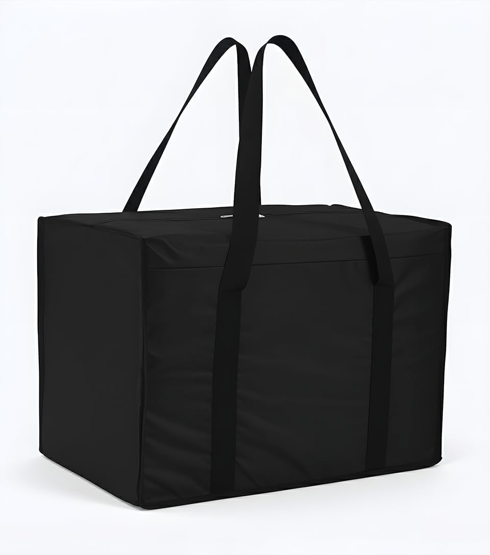 Kuber Industries Nylon Under Bed Organizer Storage Bag For Clothes,Toys And Stationery|Foldable Garment Organizer For Wardrobe W