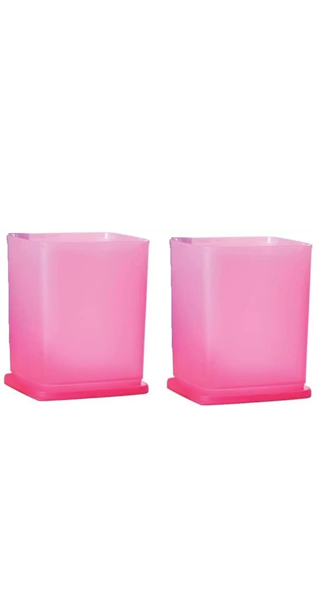 Tupperware Square Fruits Vegetables Storer Refrigerator Container Cubix 1.8L 2Pc