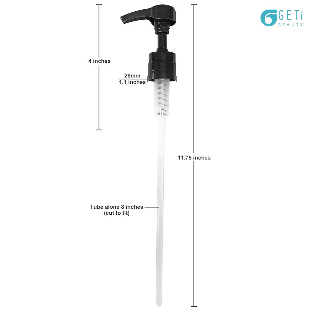 33.8 Oz. Universal Shampoo And Conditioner Pump Dispenser I Fits Salon Brands Liter Size Bottles With 1-Inch Diameter Opening I