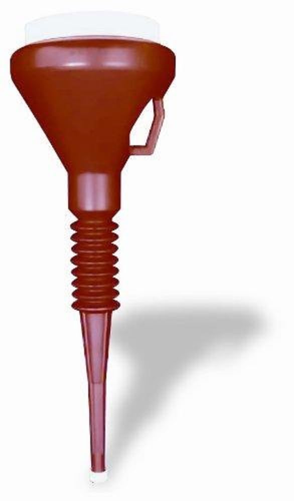 WIRTHCO Funnel King 32130 1 1/2Qt Double Capped Funnel  Red (17 Length), Multicolor