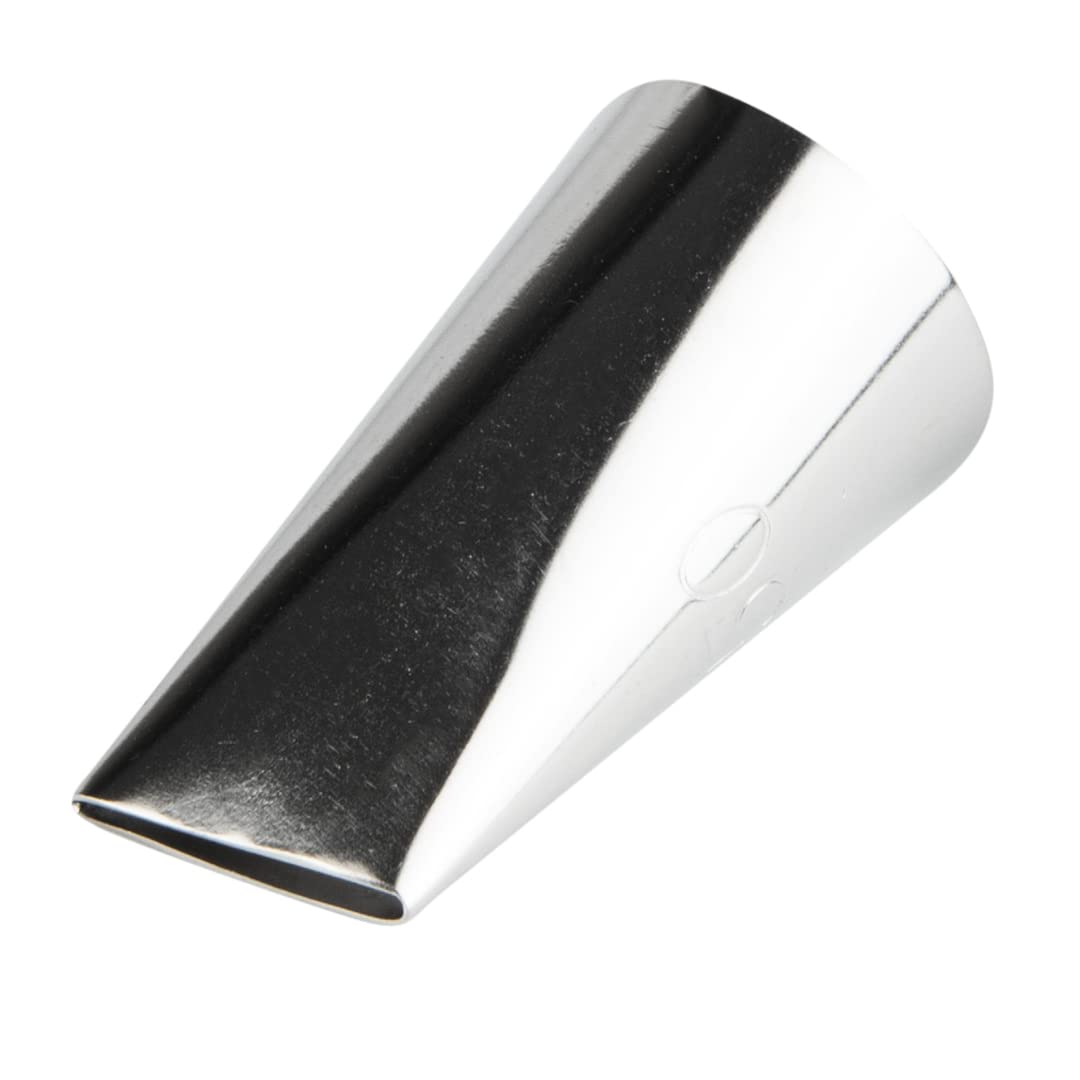 Restaurantware Pastry Tek Piping Tip 1 Reusable Drop Flower Icing Tip - #180 Dent-Resistant Stainless Steel Pastry Tip Dishwashe