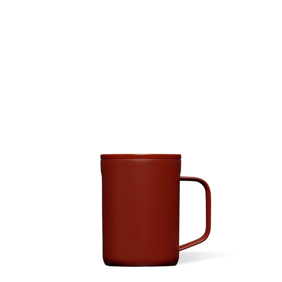 Corkcicle Coffee Mug 16 oz Triple Insulated with Handle, Brick
