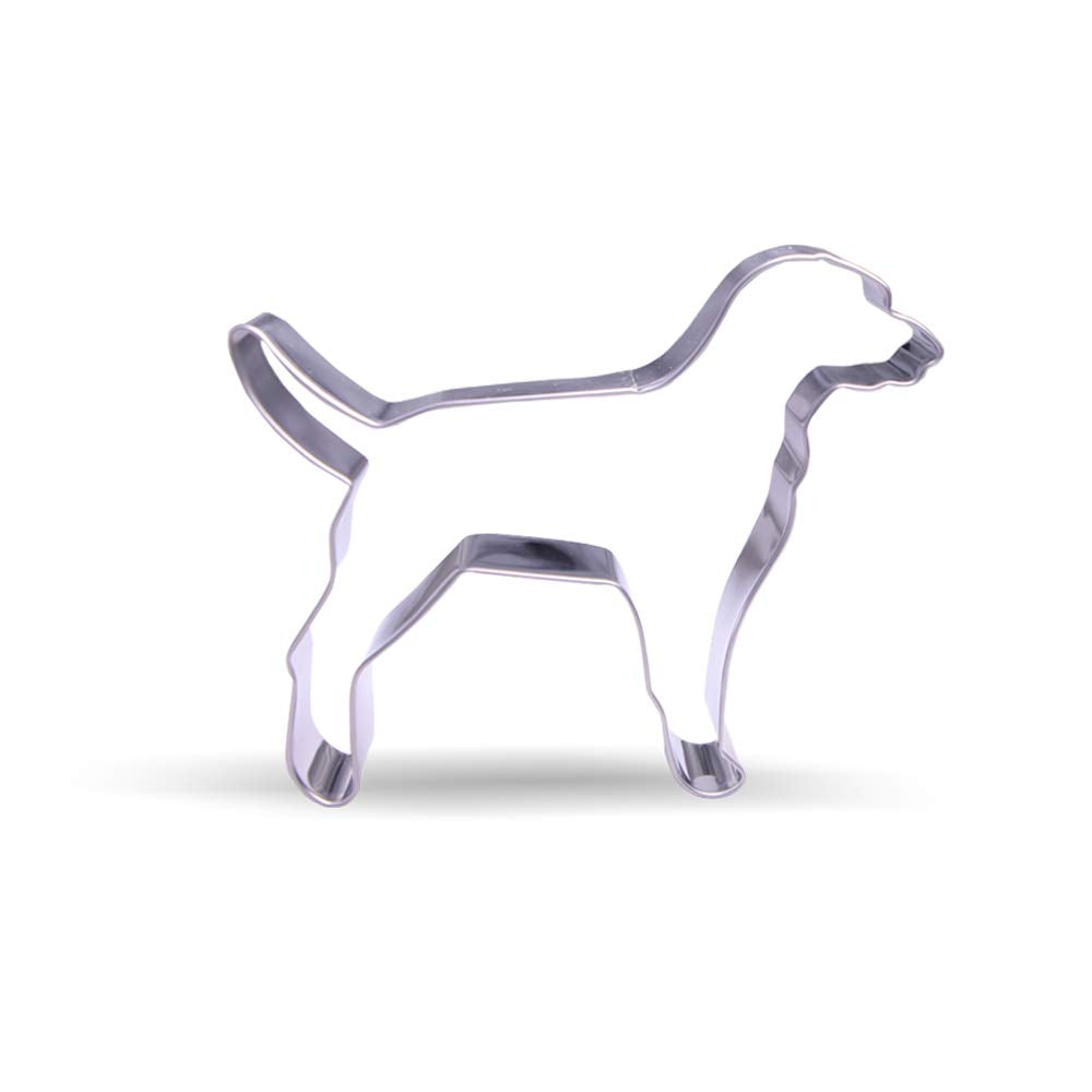 4.5 Inch Labrador Dog Cookie Cutter - Stainless Steel