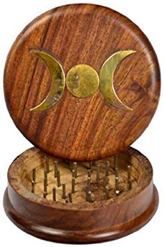 Azuregreen Lwg3Tm Triple Moon Herb Grinder44; 3 In.