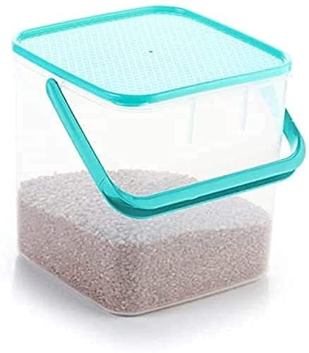 Entisia Plastic Storage Container With Handel  1 Pcs Plastic Air Tight Container Box, Transparent Unbreakable Box For Vegetable