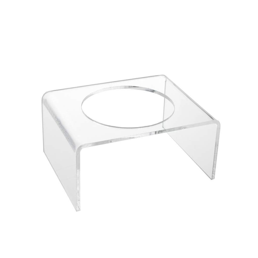 Shaved Ice Flower Cup Holder Display Stand Clear