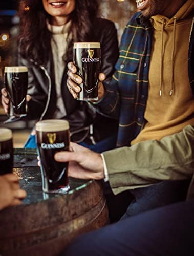 Guinness Draught 20oz Pint Glass (Pack of 4)
