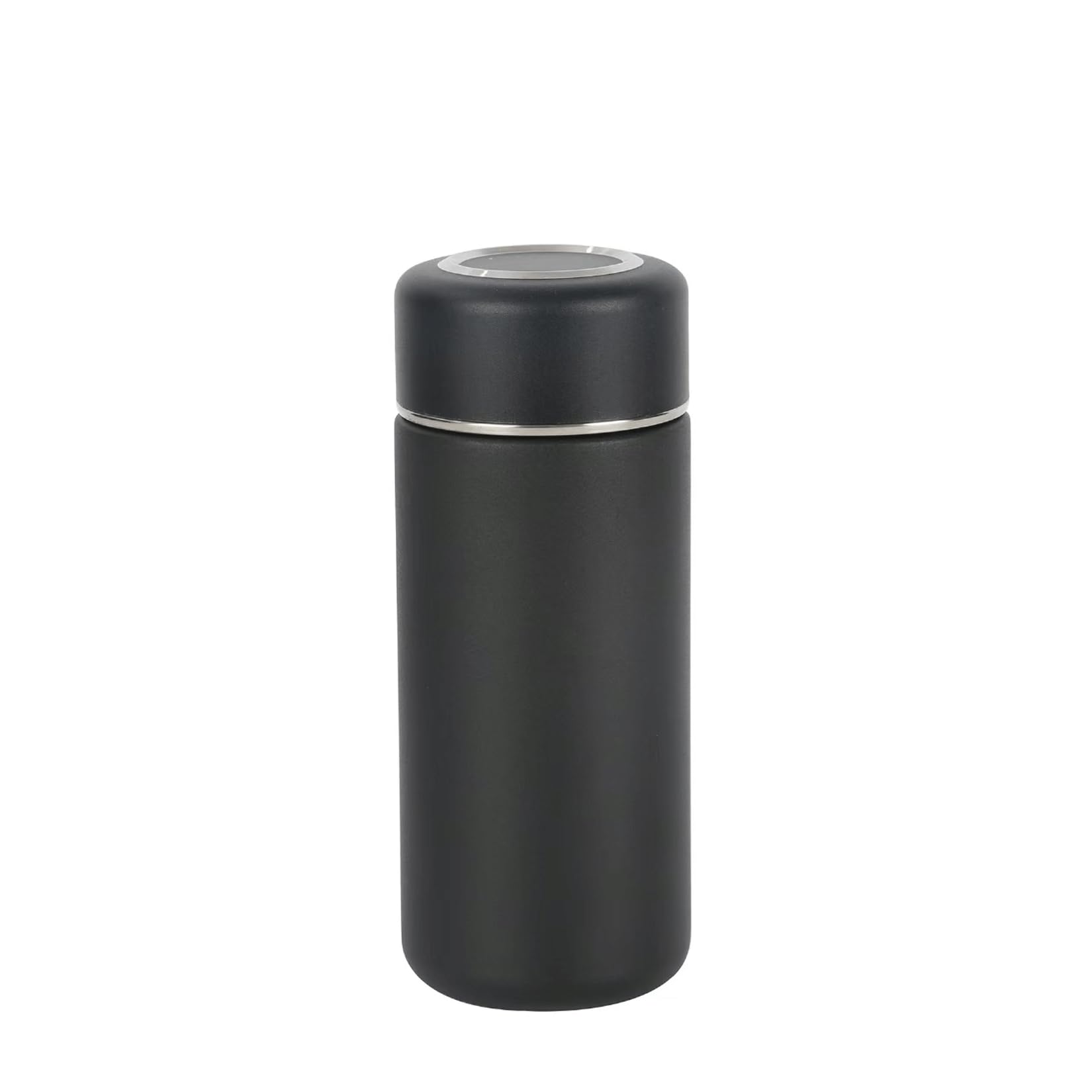 Mini Water Bottle Vacuum Insulated Water Flask Thermal Water Bottle Hot and Cold Drinks Travel Coffee Mug thermo fIask 12 Oz(bla