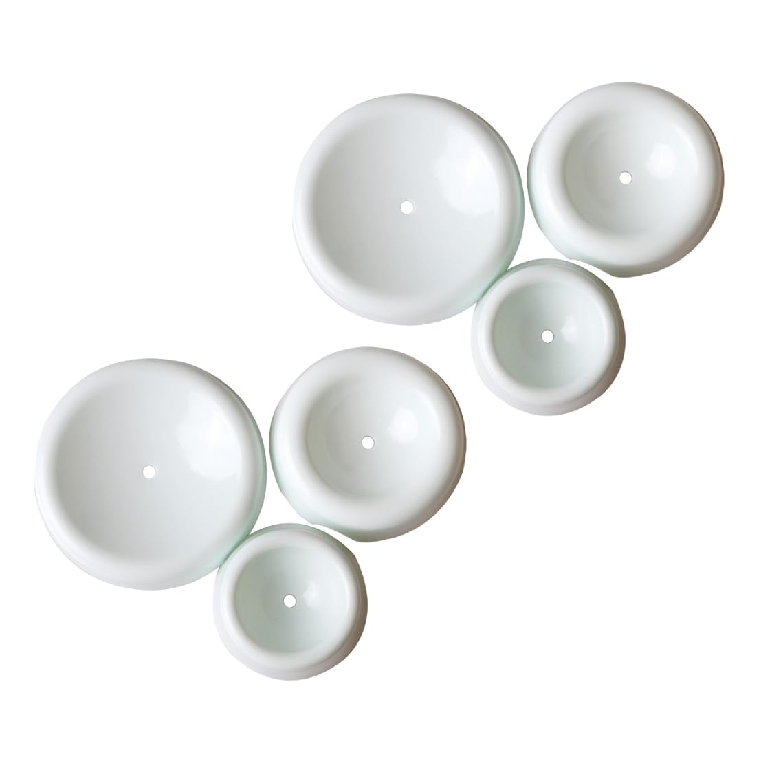 6 Pcs Button Shaped Fondant Forming Cups Fondant Drying Molds Flower Drying Moulds Sugar Cake Chocolate Flower Forming Cup Fonda