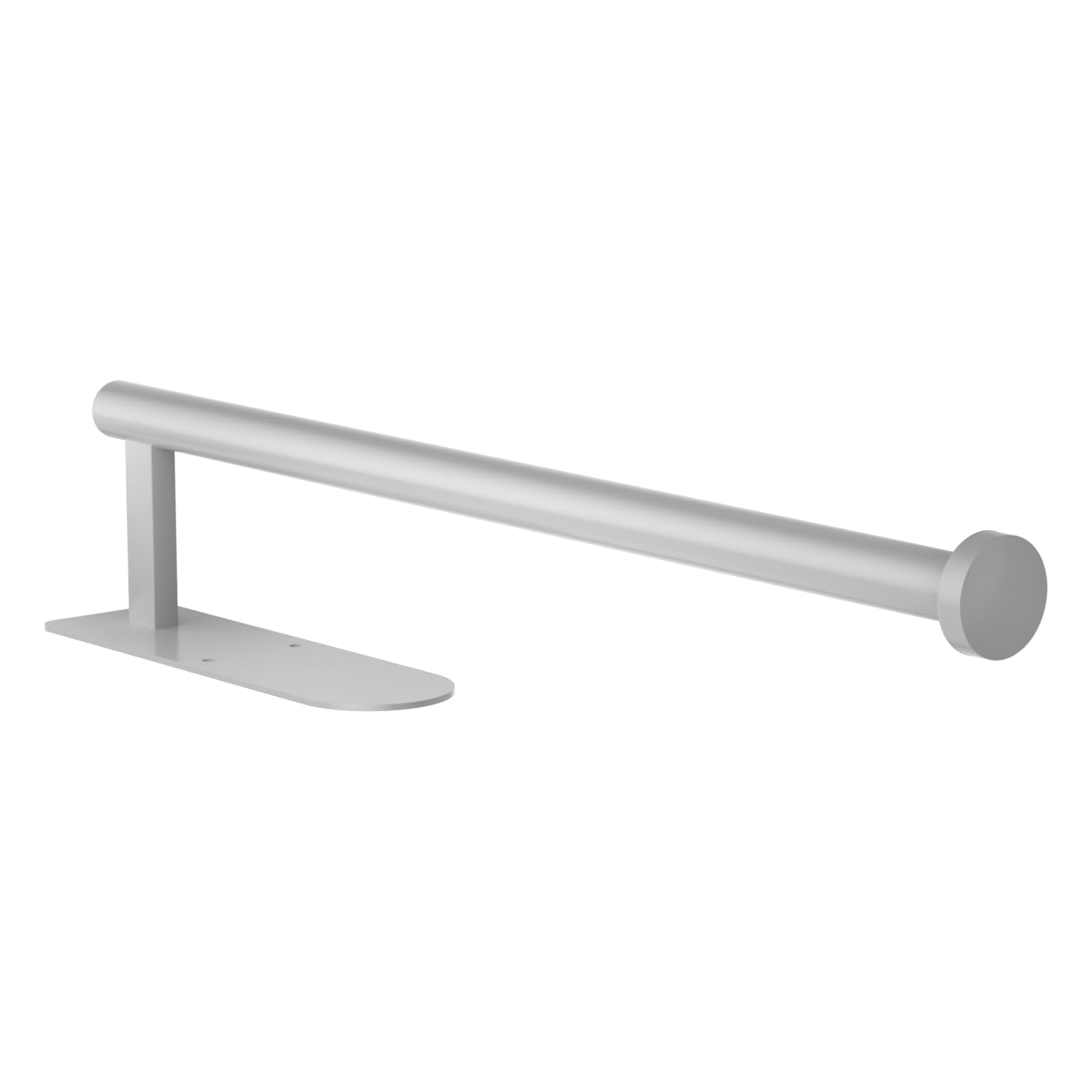 Paper Towel Holder, Self Adhesive or Screw Mounting, Paper Towel Holder Wall Mount, SUS304 White Stainless Steel Under Cabinet f