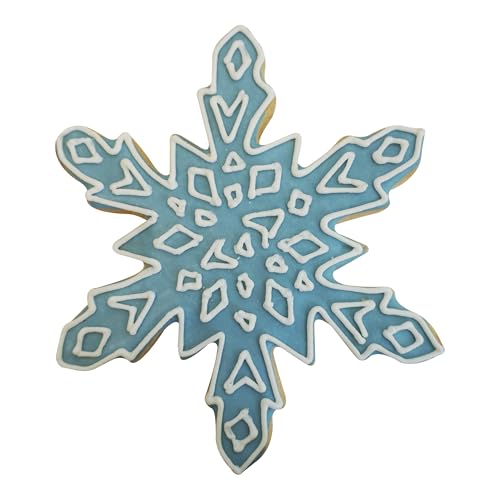 R&M Snowflake Wide 5'' Cookie Cutter In Durable, Economical, Tinplated Steel
