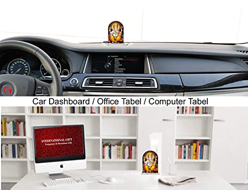 Autoeasy Ganesh Idol For Car Dashboard Murti Ganesh Idol For Home Ganeshji Gift Item & Statue For Bhagwan Temple/Pooja/Home Deco