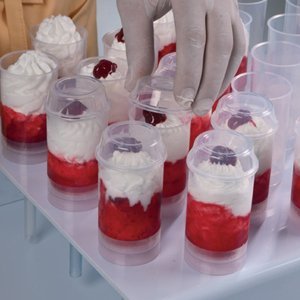 Martellato Cake Push Pops Containers With Lid, Pack Of 100