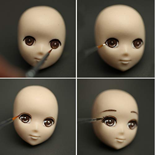 13Pcs/Set Human Face Silicone Mold,Dolls Face Fondant Mold,Diy Baby Face Cake Decorating For Chocolate,Fondant,Sugarcraft, Polym