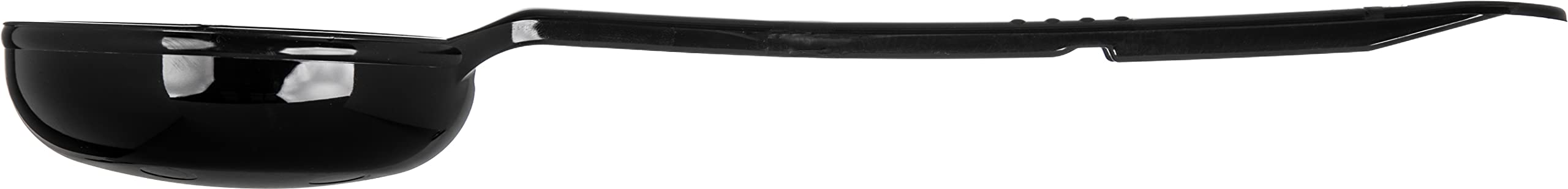 Cfs 399003 Solid Long Handle Portion Control Spoon, 6 Oz, Black