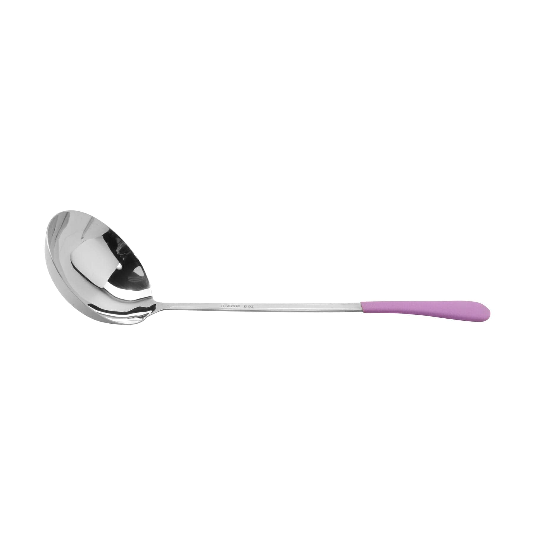 G.E.T. BSRIM59PR Stainless Steel 12.5 Serving Ladle w/Cool Grip Handle, 6 Ounce, Purple