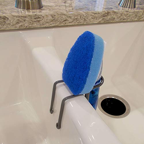 Tidysink Dish Wand Holder Adjustable Kitchen Dishwand Sink Caddy (Black Or Grey)