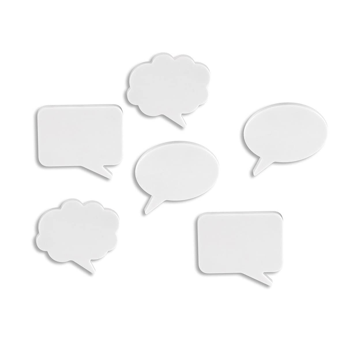 Decorative Refrigerator Magnets, Perfect Fridge Magnets For House Office Personal Use (6Pcs Diy Dialog With 2Pcs Pens)