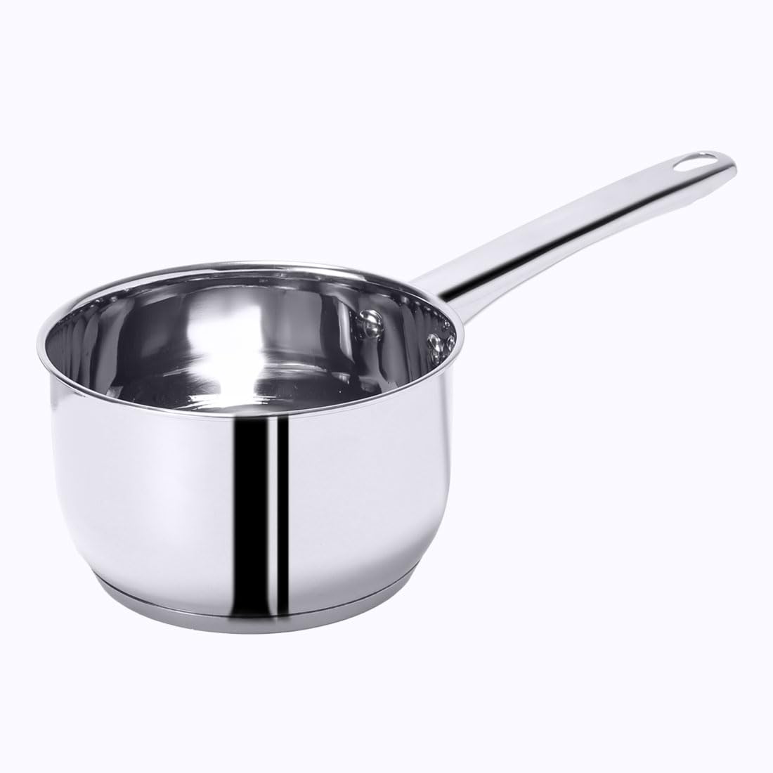 Wonderchef Venice Stainless Steel Saucepan | 1.2Litre | TriPly Bottom | Thick Base | AntiBacterial And NonPorous Steel | Idea