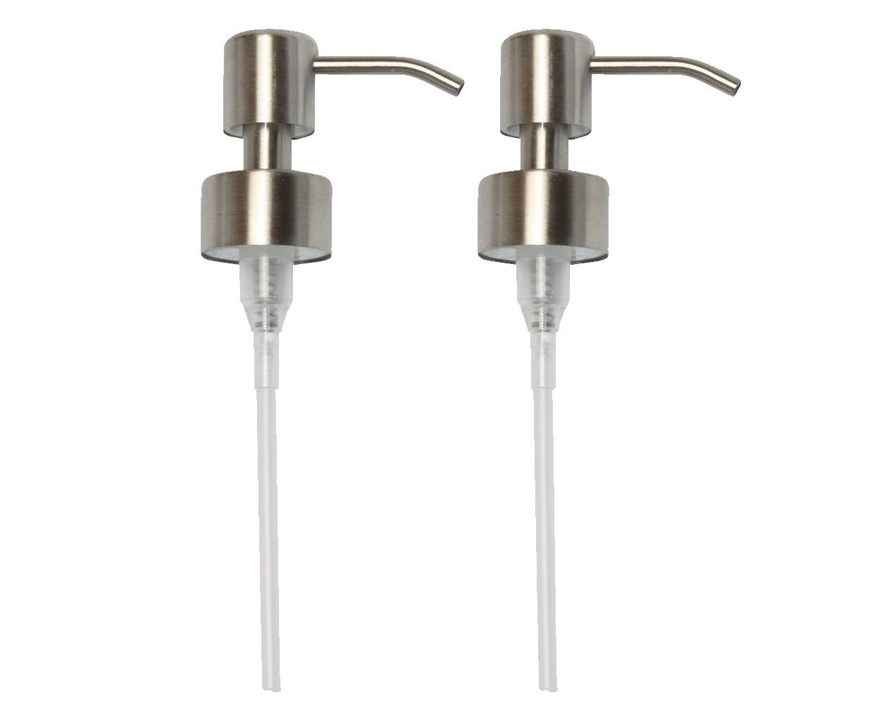 Kapitan Soap Dispenser Pump Head Replacement Spare for Standard 28400 (26 mm - 28mm  102 in-110 in) Neck Size  Stainless Steel Brushed Finish