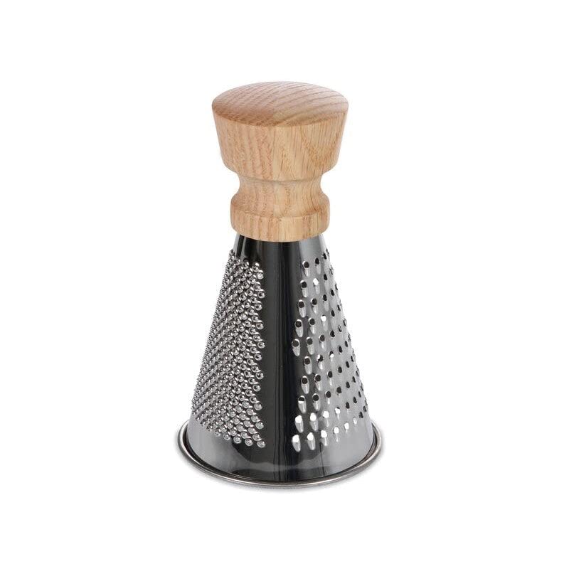 BOSKA Stainless Steel Table Grater - Manual Shredder for Cheese & Veggies - Small, Silver, Model 320115