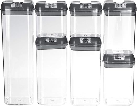 Kitwe Airtight Food Storage Containers For Kitchen & Pantry Organization  Bpa Free Plastic Food Container With Lock Lids  Suga