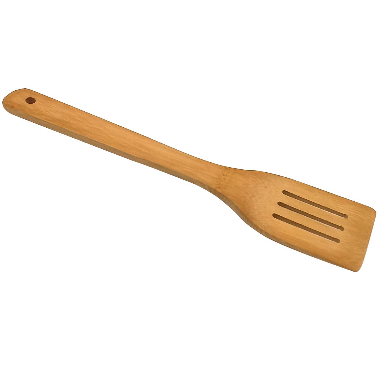 Wooden Spatula - 11.8    Bamboo Utensil Kitchen Cooking Tools Spoon, Stir Fry And Mixing, Essential Tools, Natural And High Heat