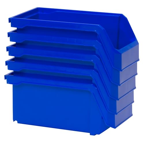 Readyspace Plastic Containers For Organizing And Storage Bins For Closet, Kitchen, Office, Or Pantry Organization, Medium, 8-Pac