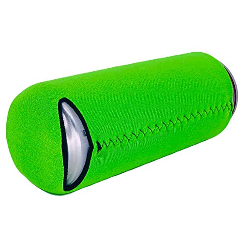 Blank Neoprene Slim Can Coolie (1, Neon Green)
