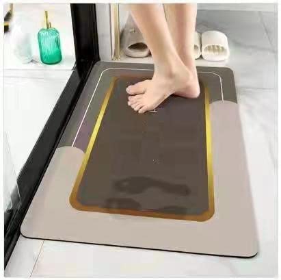 Dxent Quick DryAntiSlip Bath Mat Floor Mats Non Slip Bathroom Carpet Doormat Bath Mat Rug Napa Skin Super Water Absorbent Bath 