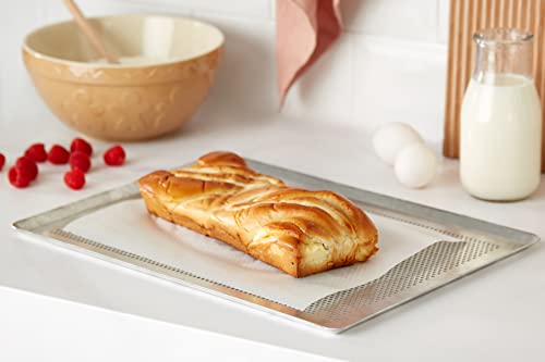 De Buyer - Perforated Aluminium Pastry Plate With Pinched Edges - 40 X 30 Cm - 7367.40