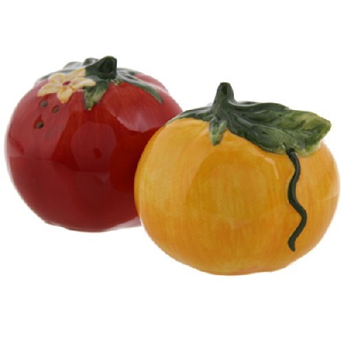 Appletree Designs Cosmos Multicolor Ceramic Salt And Pepper Shakers Set
