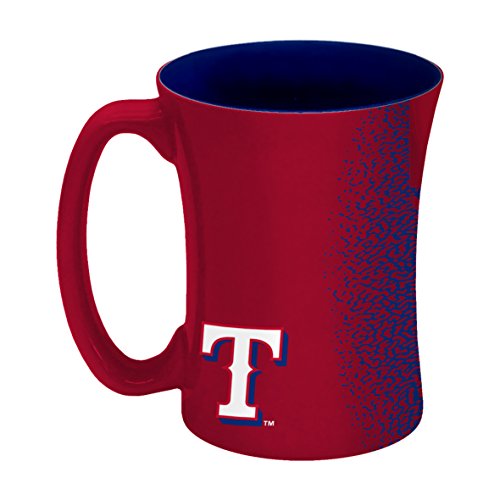 Mlb Texas Rangers Sculpted Mocha Mug, 14-Ounce