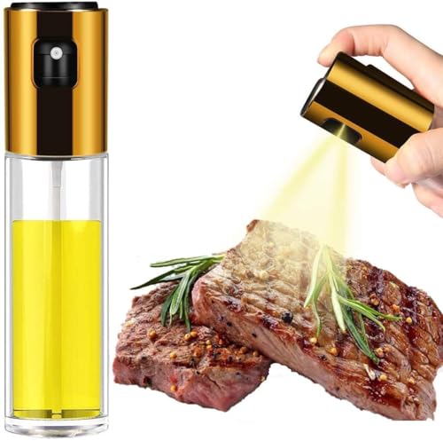 Olive Oil Sprayer For Cooking, 100Ml FoodGrade Glass For Air Fryer, Kitchen Sprayer Mister And Oil Spray Bottle For/Bbq/Salad/B