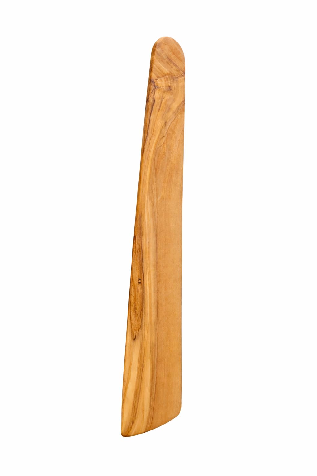 Sainte Olive Handmade Olive Wood Cooking Spatula 12 Inch Scraper Spatula