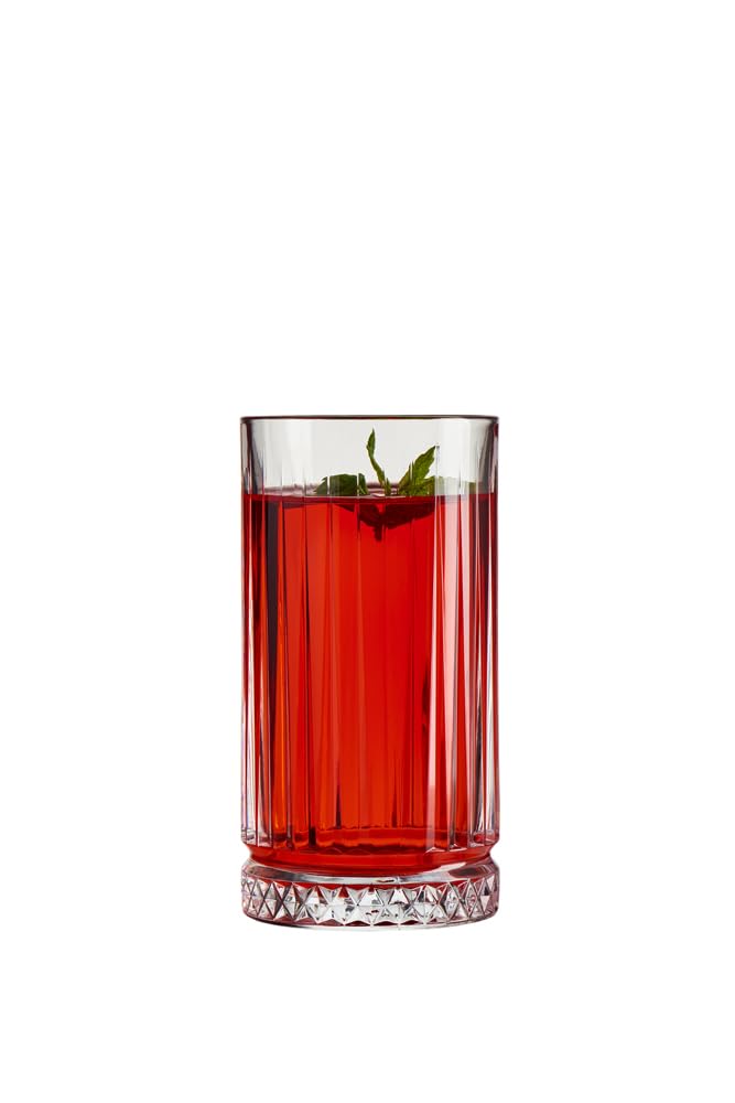 Pasabahce Set Of 4 Elysia Long Drink Glasses Cl 44.5, 1