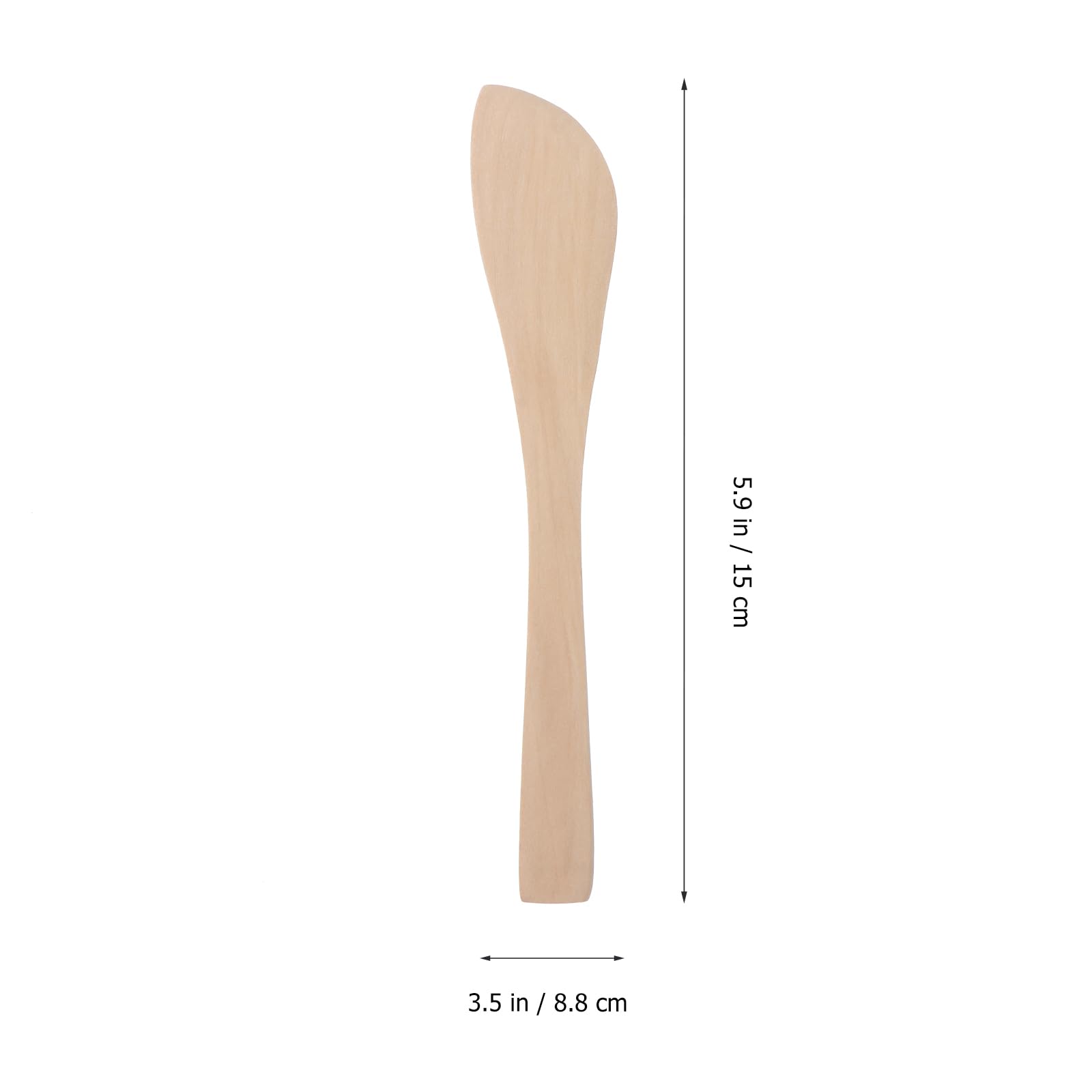 Doitool 20Pcs Butter Spreaders Wooden Cheese Spreader, Dumpling Making Tools Cheese Jelly Jam Spreader Dumpling Filling Spreadin
