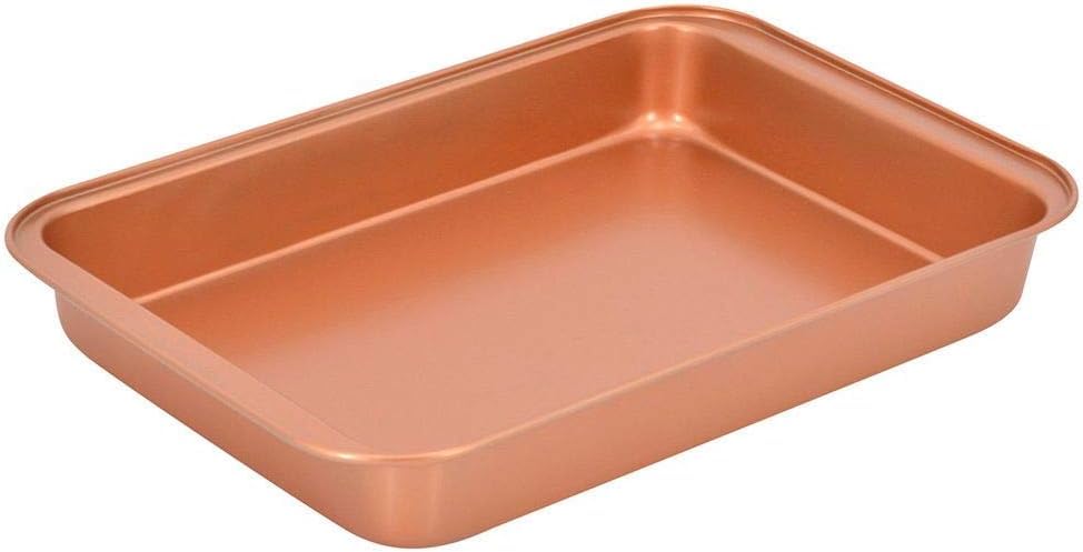 Nonstick Copper Baking Pan Ceramic Coated even cooking,Dishwasher and Oven SfePTFE PFOA Free