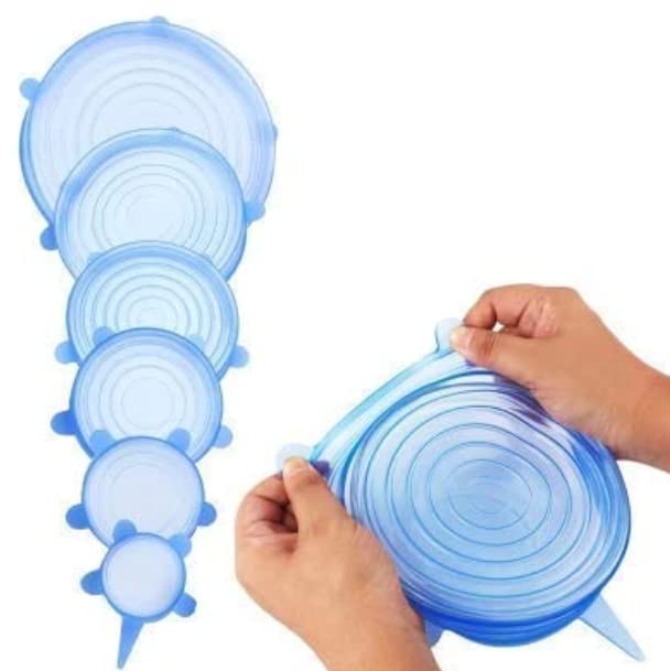Qwid Silicone Stretch Lids, Reusable Durable Food Storage Covers For Bowls, Fit For Different Sizes & Shapes Of Container, Dishw