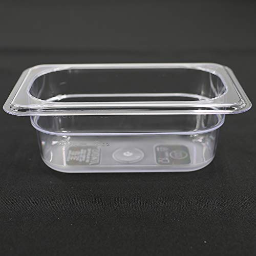 ? Cmi 1/9 Size Polycarbonate Food Pans,2.5'' Deep, Clear-Pack Of 6