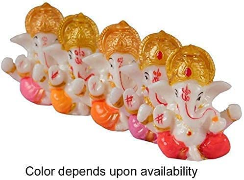 ODDCLICK Idol Car Dashboard - Hindu Ganesha Statue God India Ganpati Lord Murti Mandir Diwali Gifts Yoga Zen Meditation Room Alt