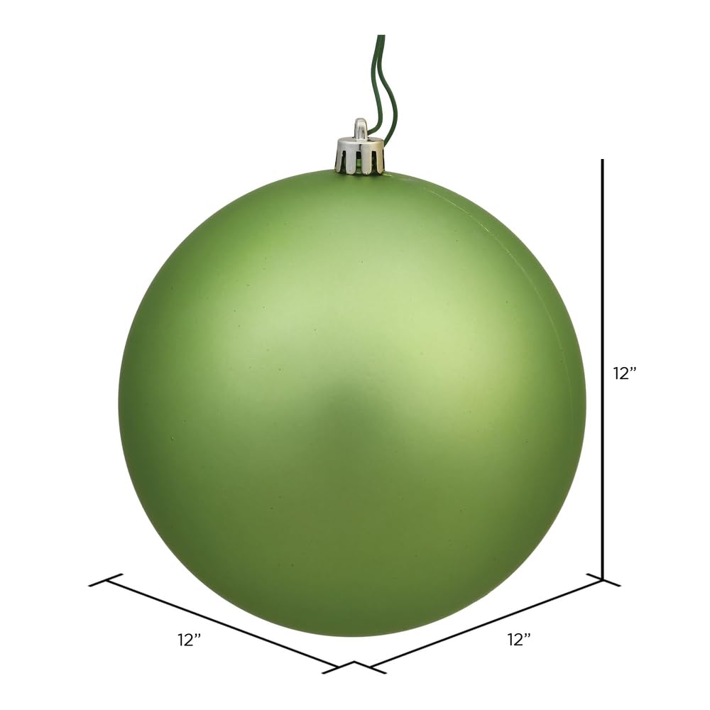 Vickerman 12 Celadon Matte Ball Ornament