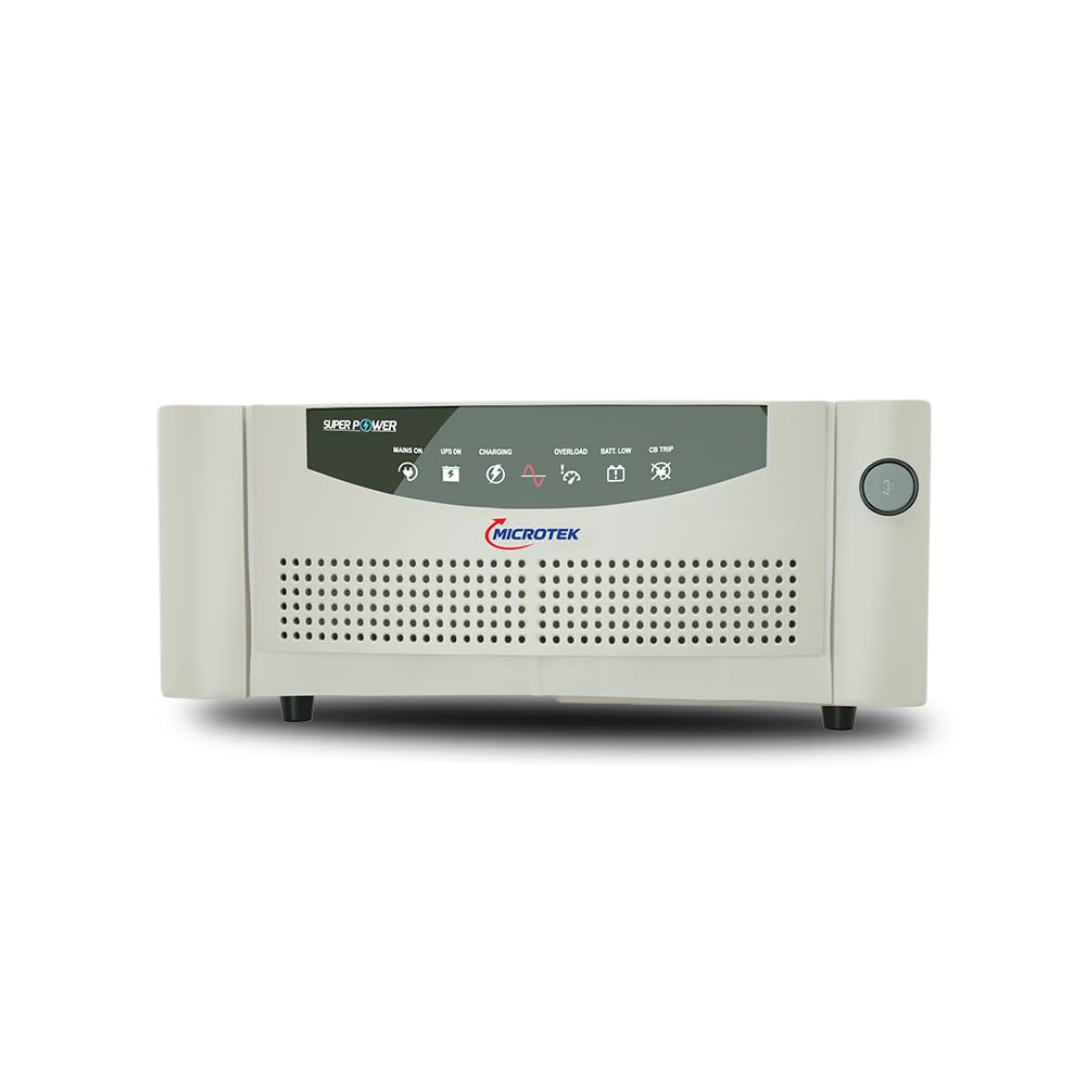 Microtek Super Power 1100 Advanced Digital 950Va/12V Inverter, Support 1 Battery With 3 Year Warranty For Home, Office & Shops