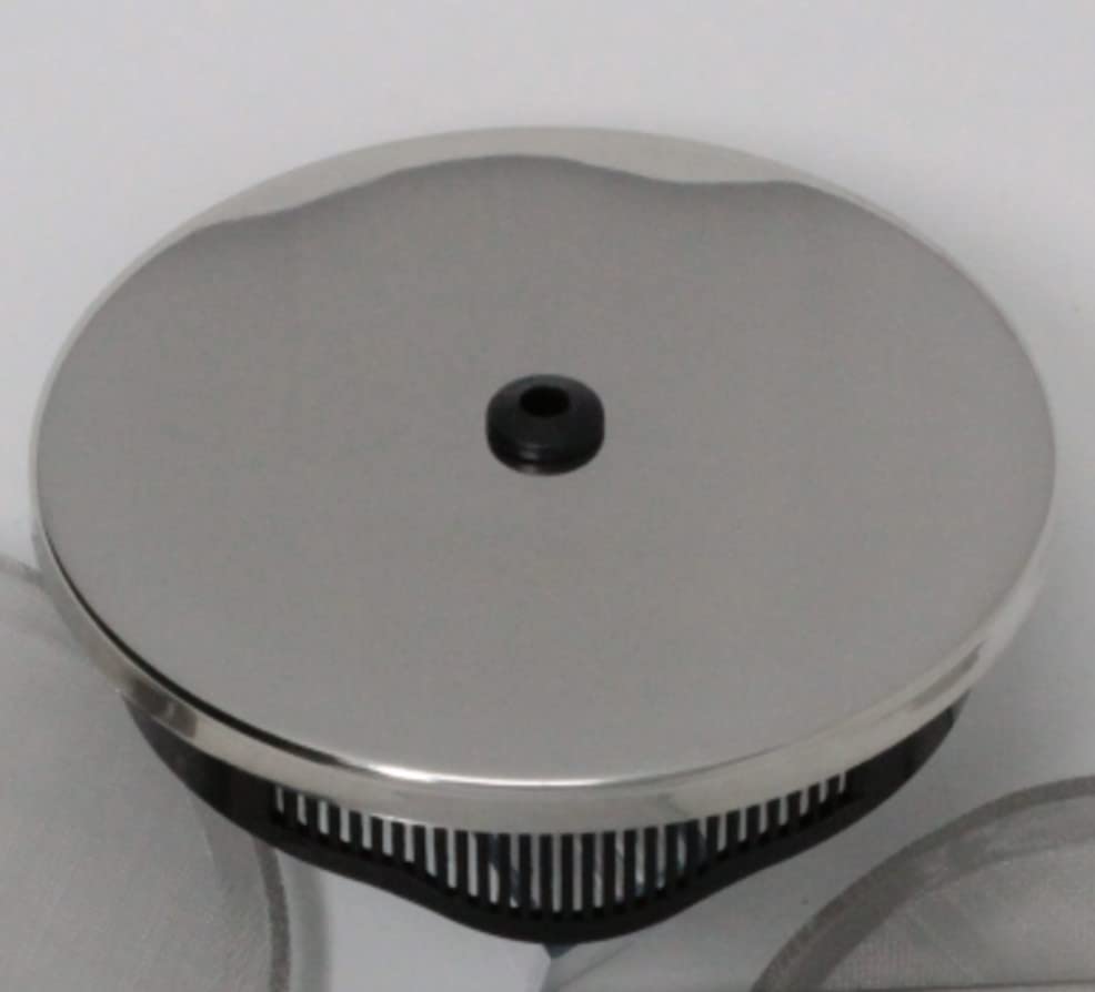 French Press Flat Replacement Top | Stainless Steel Lid | Food Grade Plastic Lined