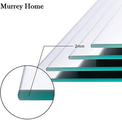 Murrey Home Gym Mirrors 12'' Square Wall Mounted Mirror  Frameless Mirror Tiles for Wall Ceiling Candle Tray Wedding Centerpieces for Table  Set of 12  2mm