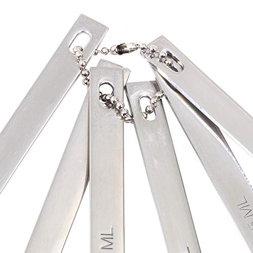 Master Class Masterclass 6-In-1 Milliliter Rectangular Measuring Spoon, Stainless Steel