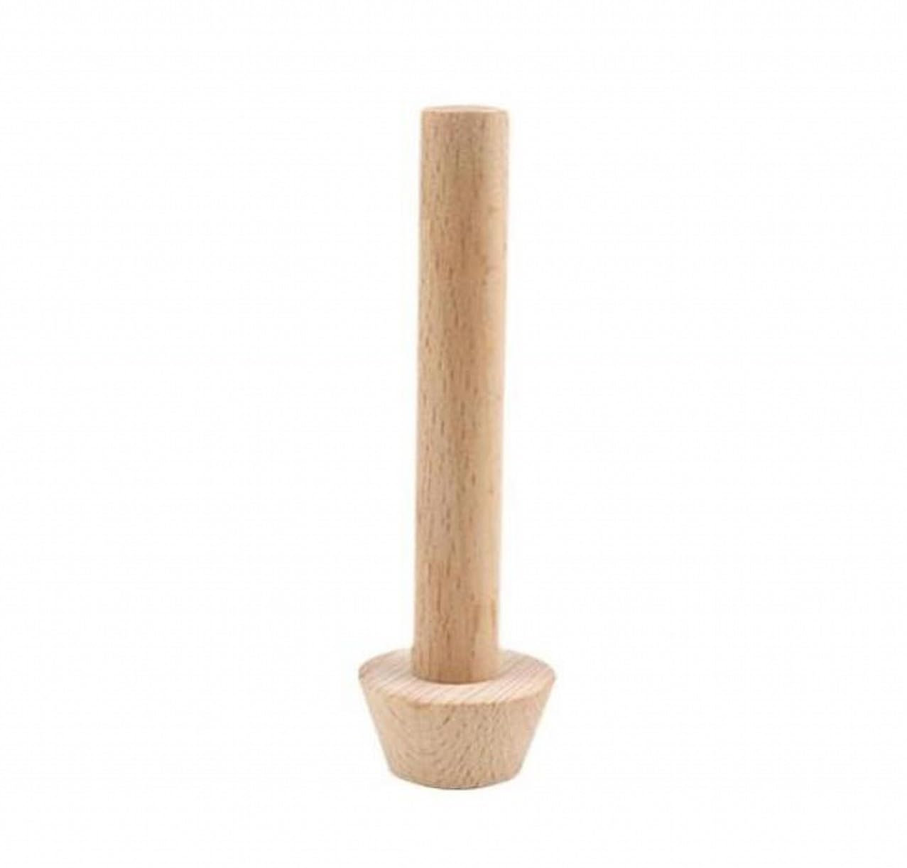 YJIUYUANQ 2 Pieces Wooden Tart Tamper Set Pastry Dough Tamper Egg Tarts Tamper Pastry Tools DIY Cake Pastry Tools for Making Egg