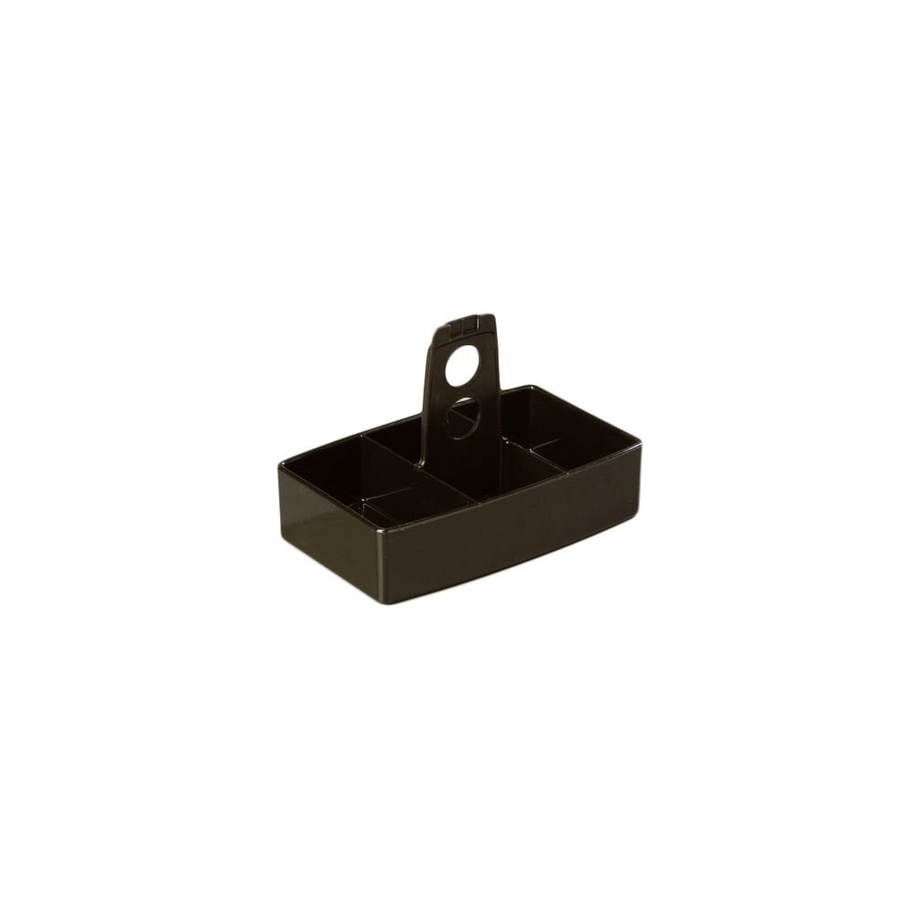 Carlisle FoodService Products Sugar Caddy for Kitchens, Plastic, 50 Packets, Black