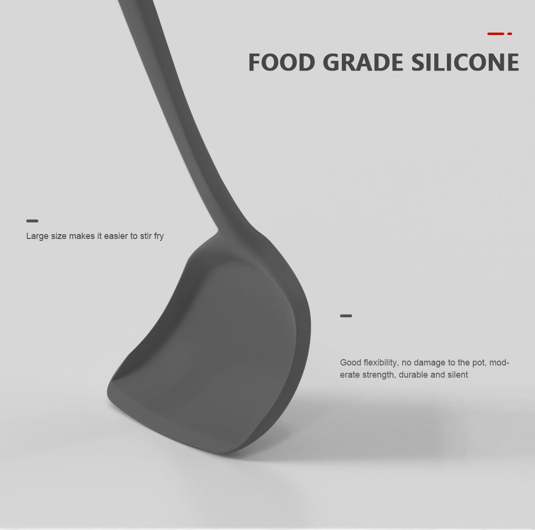 Silicone Cooking Utensils Set - 446F Heat Resistant Kitchen Utensils,Spatula Sets,Turner Tongs,Spoon,Kitchen Utensil Gadgets Too